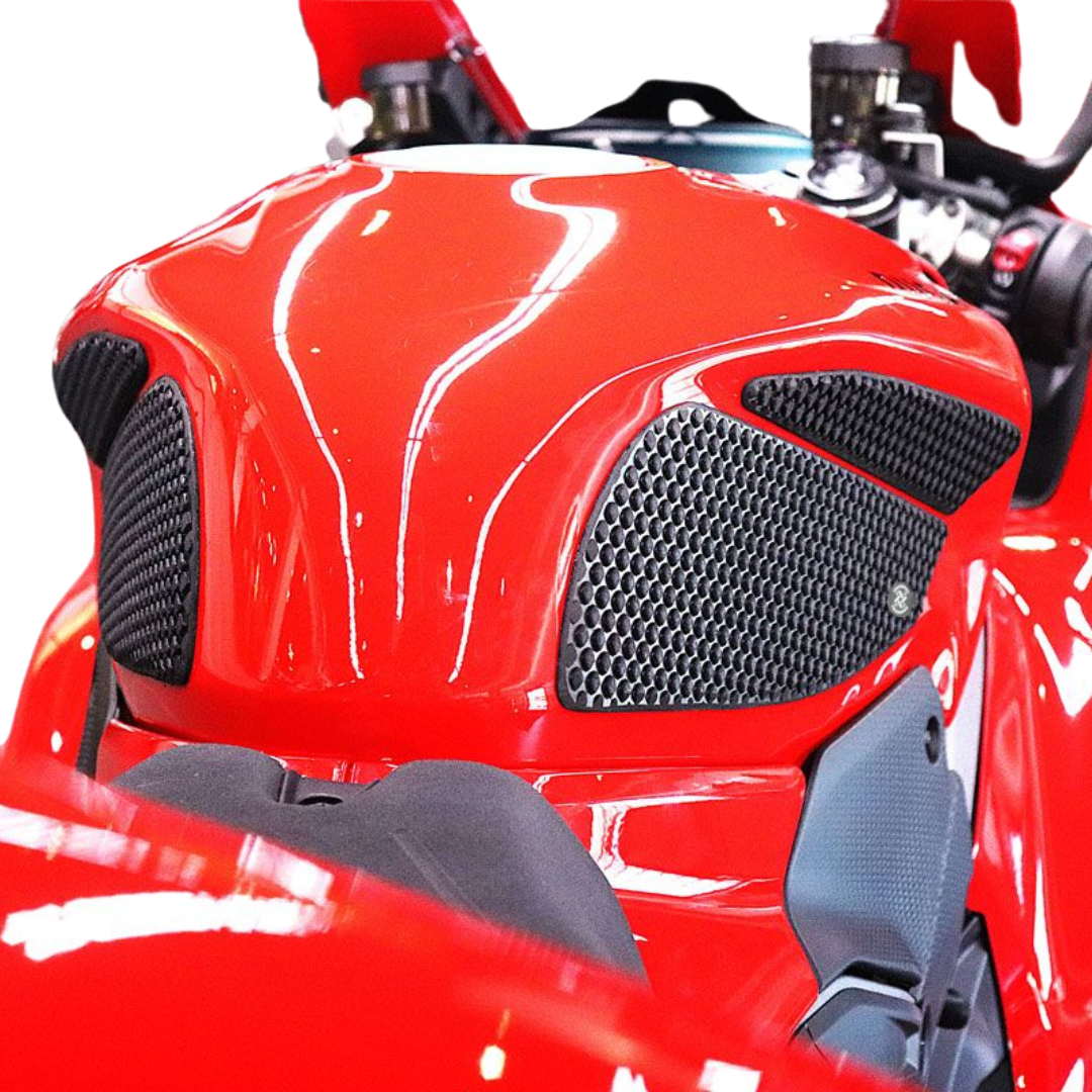 TechSpec Snake Skin Tank Grips - Ducati Panigale V4 (2025+)
