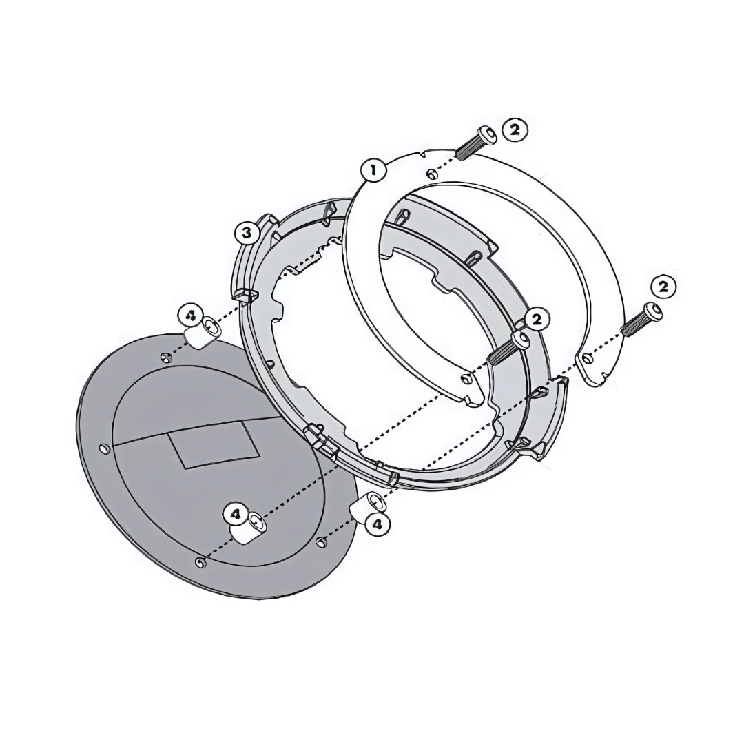 GIVI Flange BF05 Yamaha