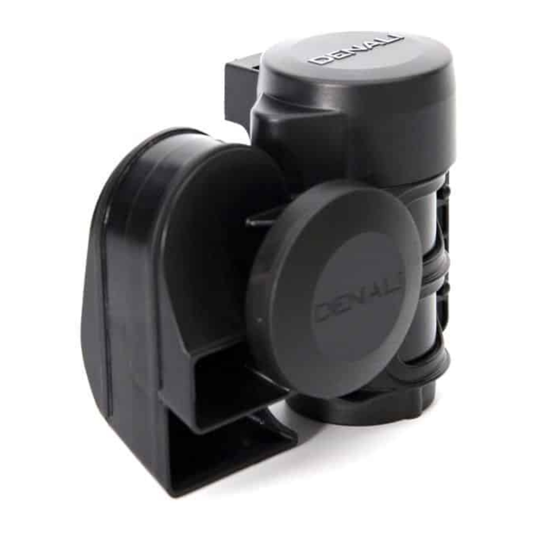 Denali SoundBomb Compact Dual-Tone Motorcycle Air Horn Kit with Harness