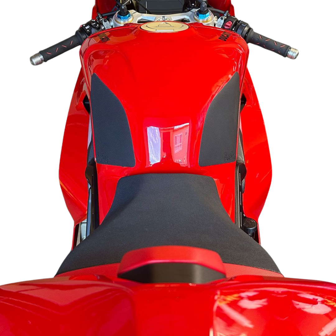 TechSpec Snake Skin Tank Grips Ducati Panigale V4 19-24 / Streetfighter V4 20-24