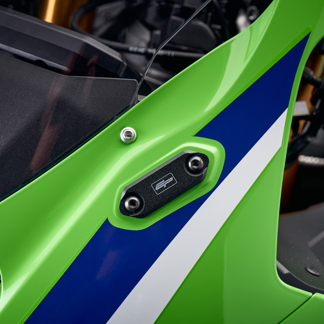 Evotech Performance Mirror Blanking Plate - Kawasaki ZX6R (2024+)