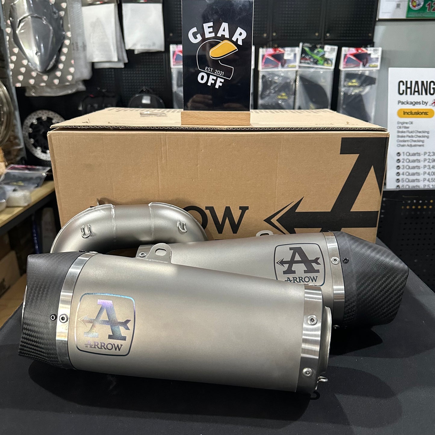 Arrow Works Ti Carbon Exhaust Ducati Panigale / Streetfighter V2