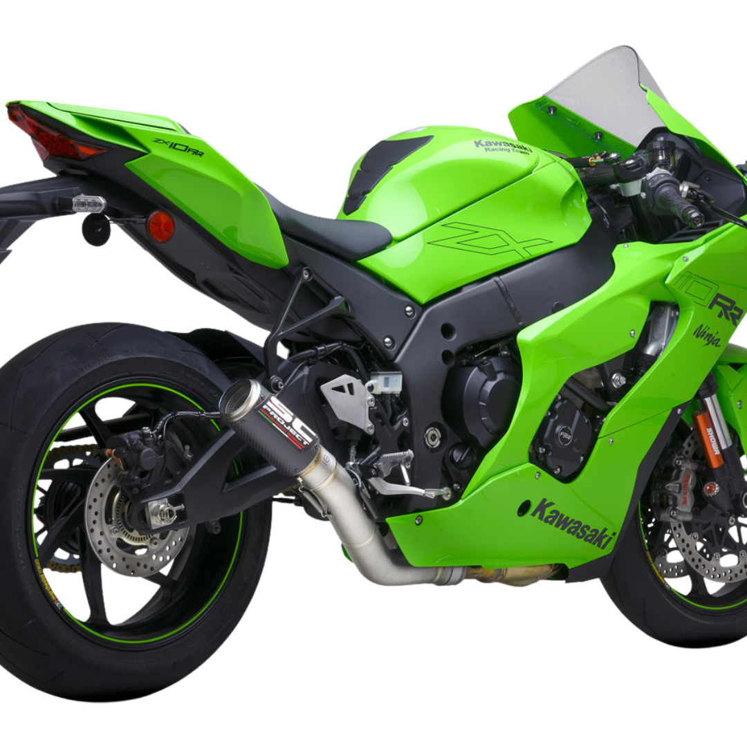 SC Project Titanium Slip-On with Cat Delete - Kawasaki ZX10R (2021+)