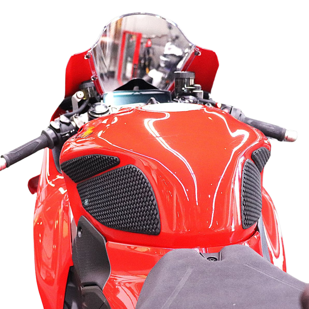 TechSpec Snake Skin Tank Grips - Ducati Panigale V4 (2025+)