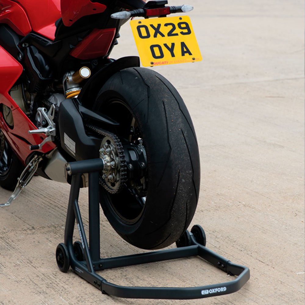 Oxford Zero-G Single Sided Paddock Stand (Rear)