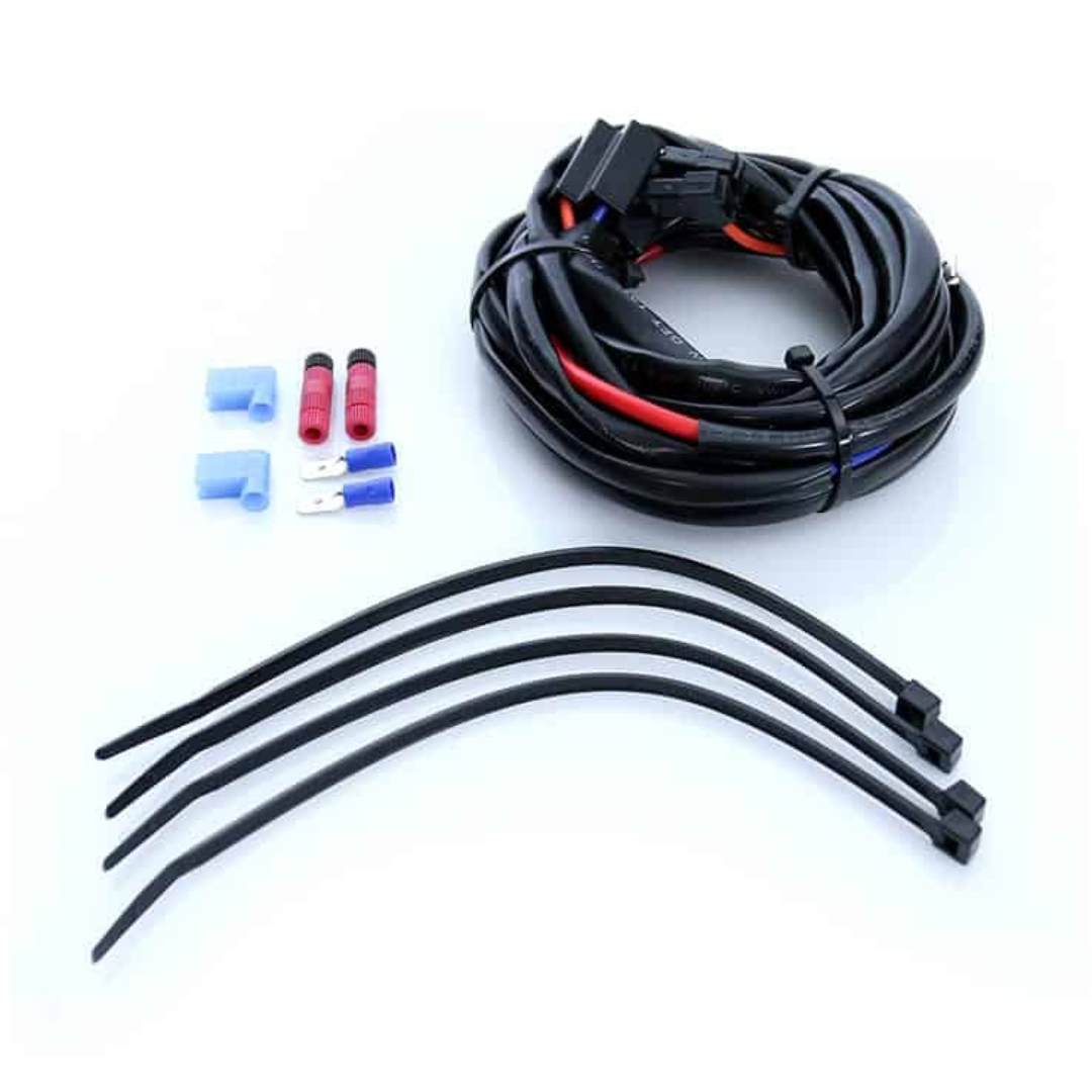 Denali SoundBomb Compact Dual-Tone Motorcycle Air Horn Kit with Harness