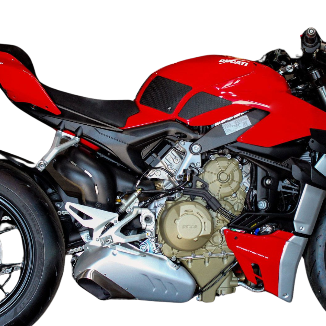 TechSpec Snake Skin Tank Grips Ducati Panigale V4 19-24 / Streetfighter V4 20-24