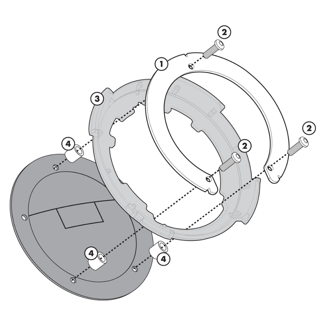 GIVI Flange BF30 Honda