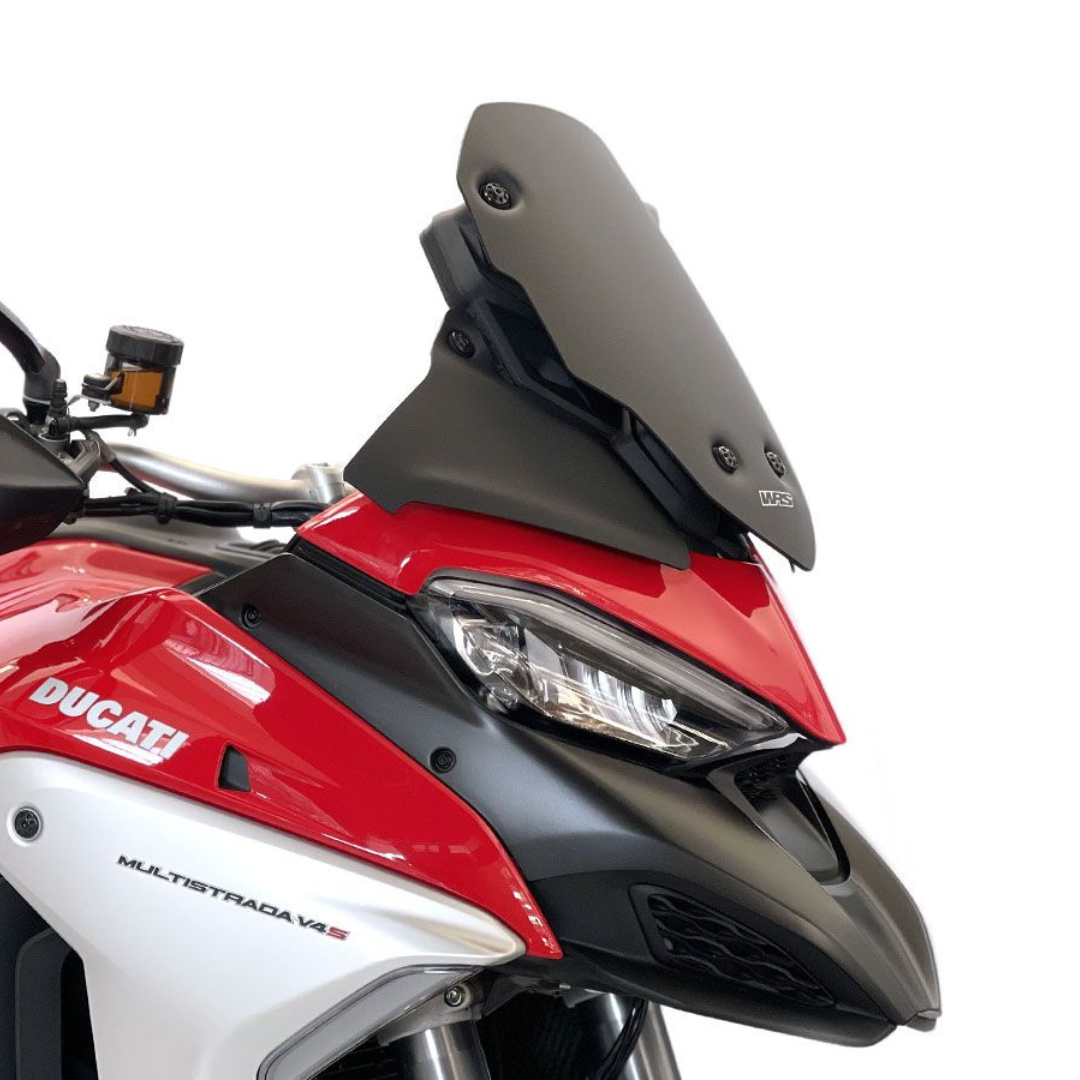 WRS Sport Windscreen & Wind Deflector Matte Black Ducati Multistrada V4