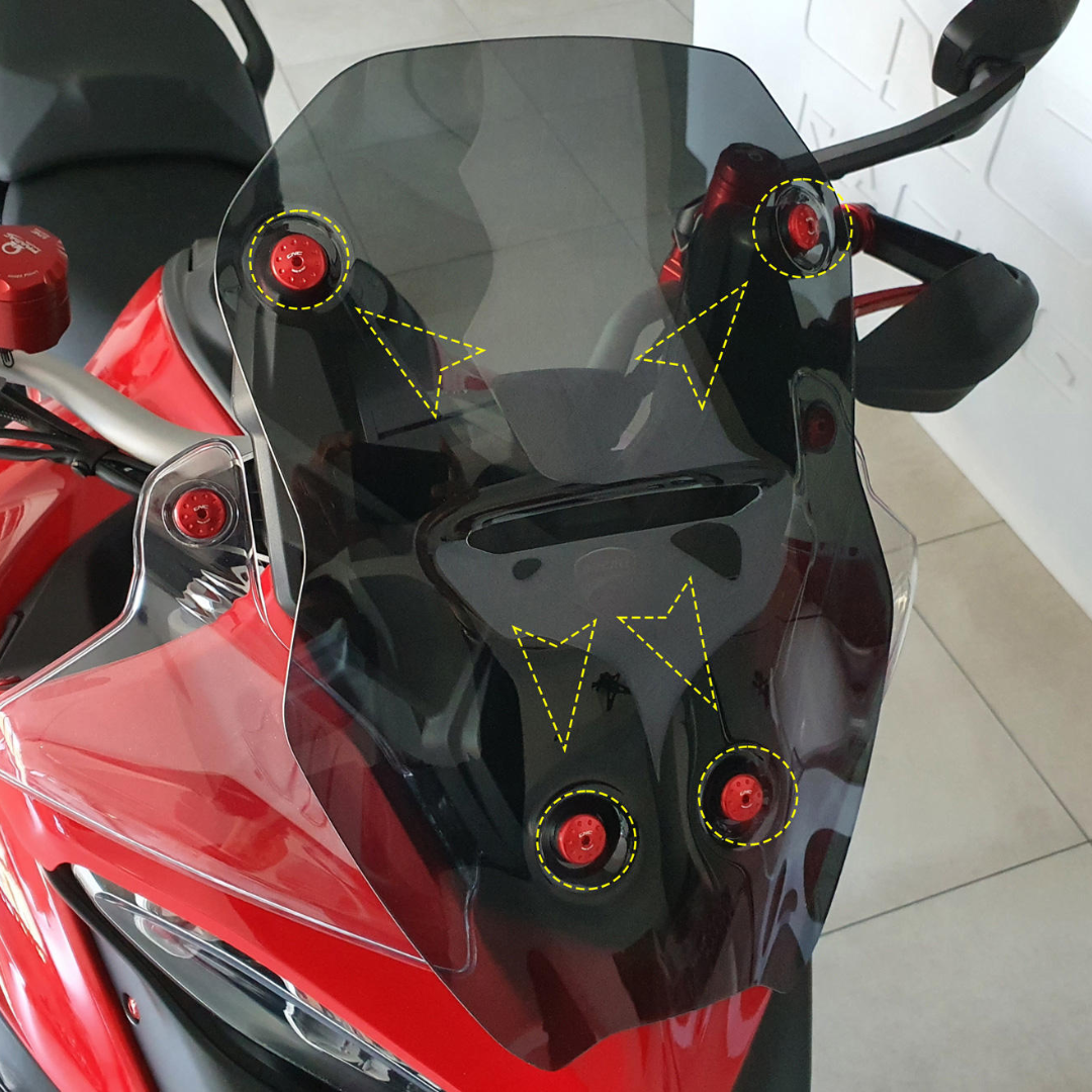 CNC Racing Windscreen Bolt Kit Ducati Multistrada V4