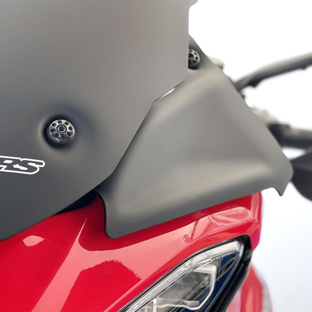 WRS Sport Windscreen & Wind Deflector Matte Black Ducati Multistrada V4
