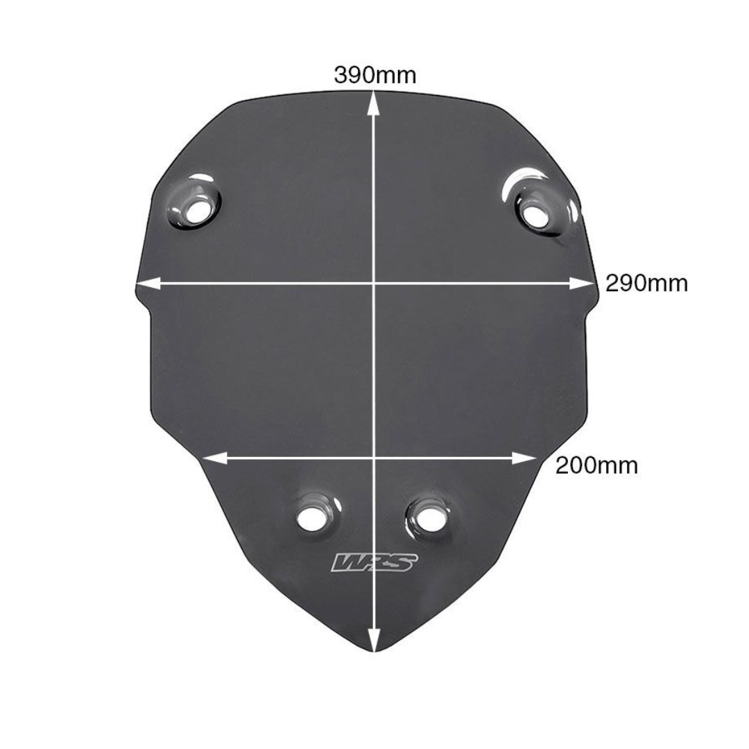WRS Sport Windscreen & Wind Deflector Smoke Ducati Multistrada V4