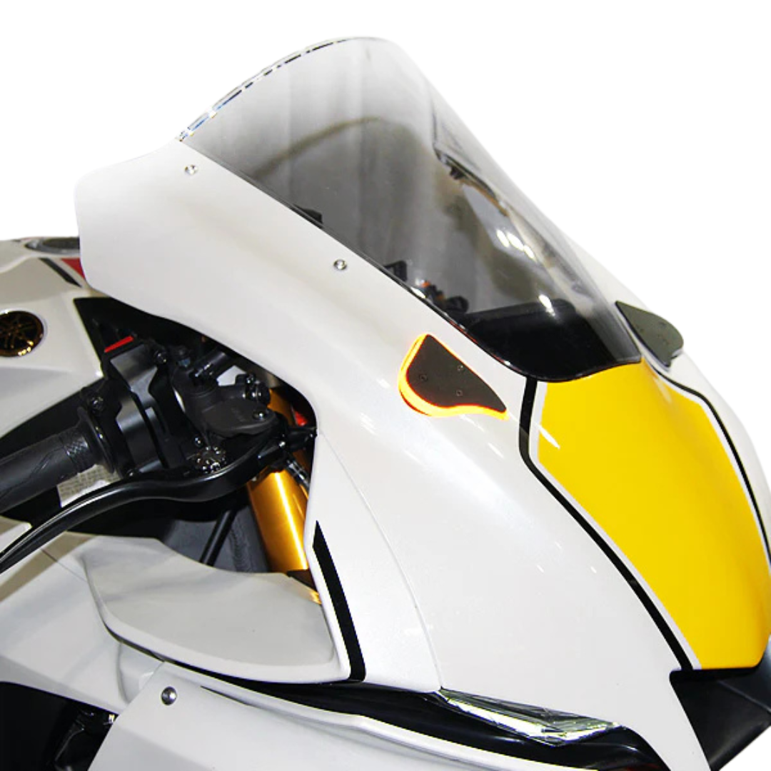 New Rage Cycle Front Signal Light and Mirror Block Off - Yamaha R1 (2021+)