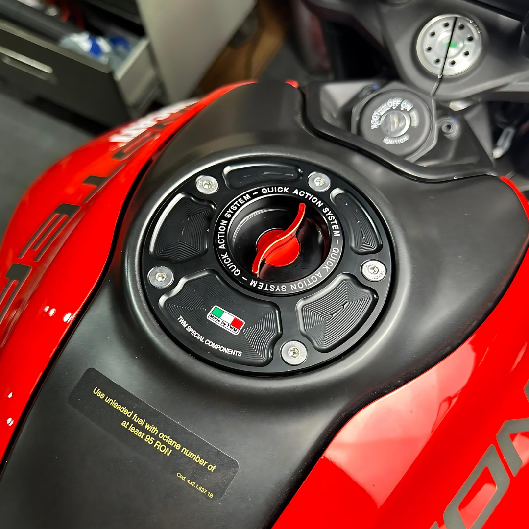 TWM Aluminum Quick Release Gas Cap Ducati TDPR.01