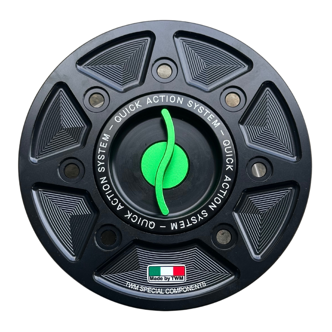 TWM Aluminum Quick Release Gas Cap Kawasaki TKPR.04
