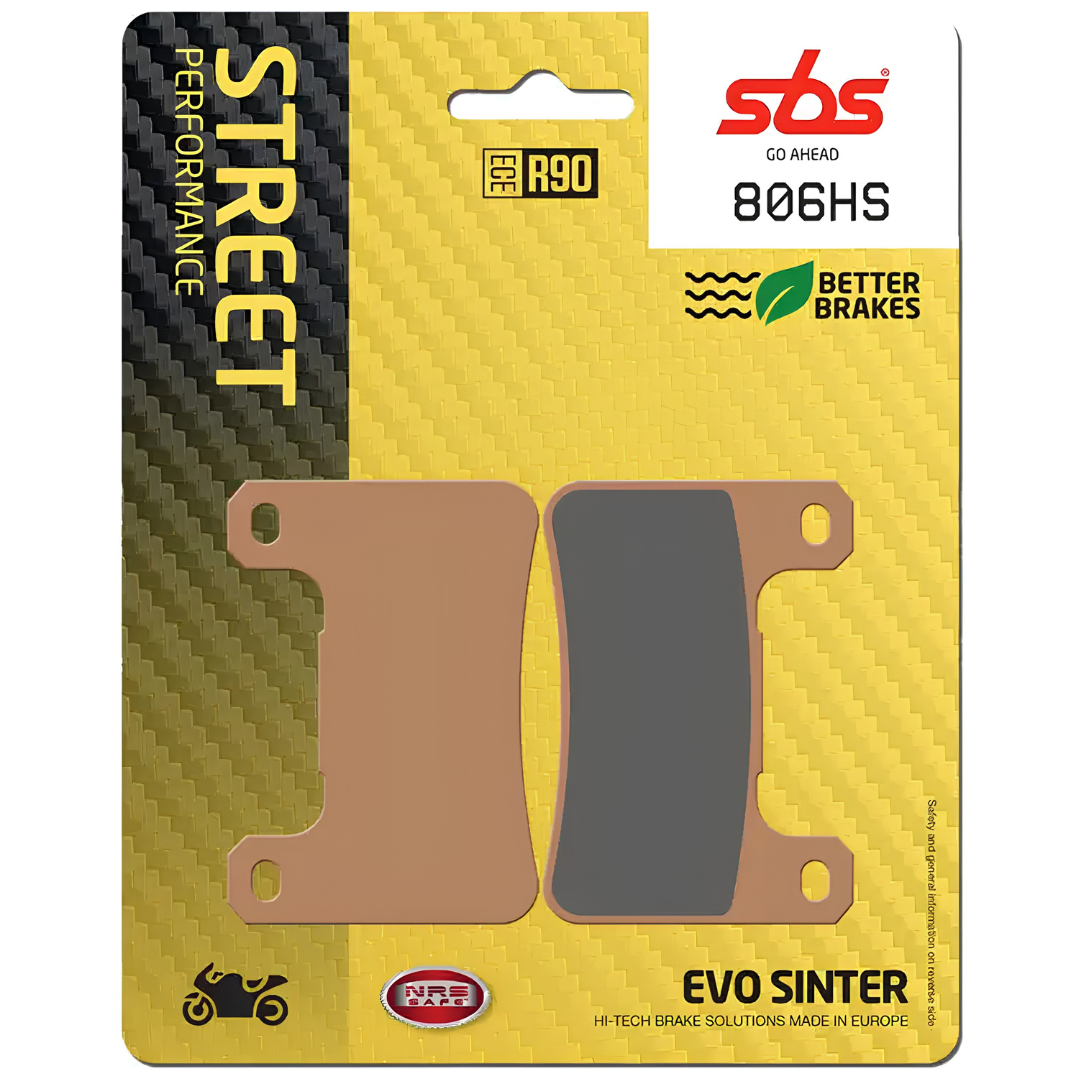 SBS Brake Pads Front Sintered Street - Kawasaki Ninja 1000SX (20-24)