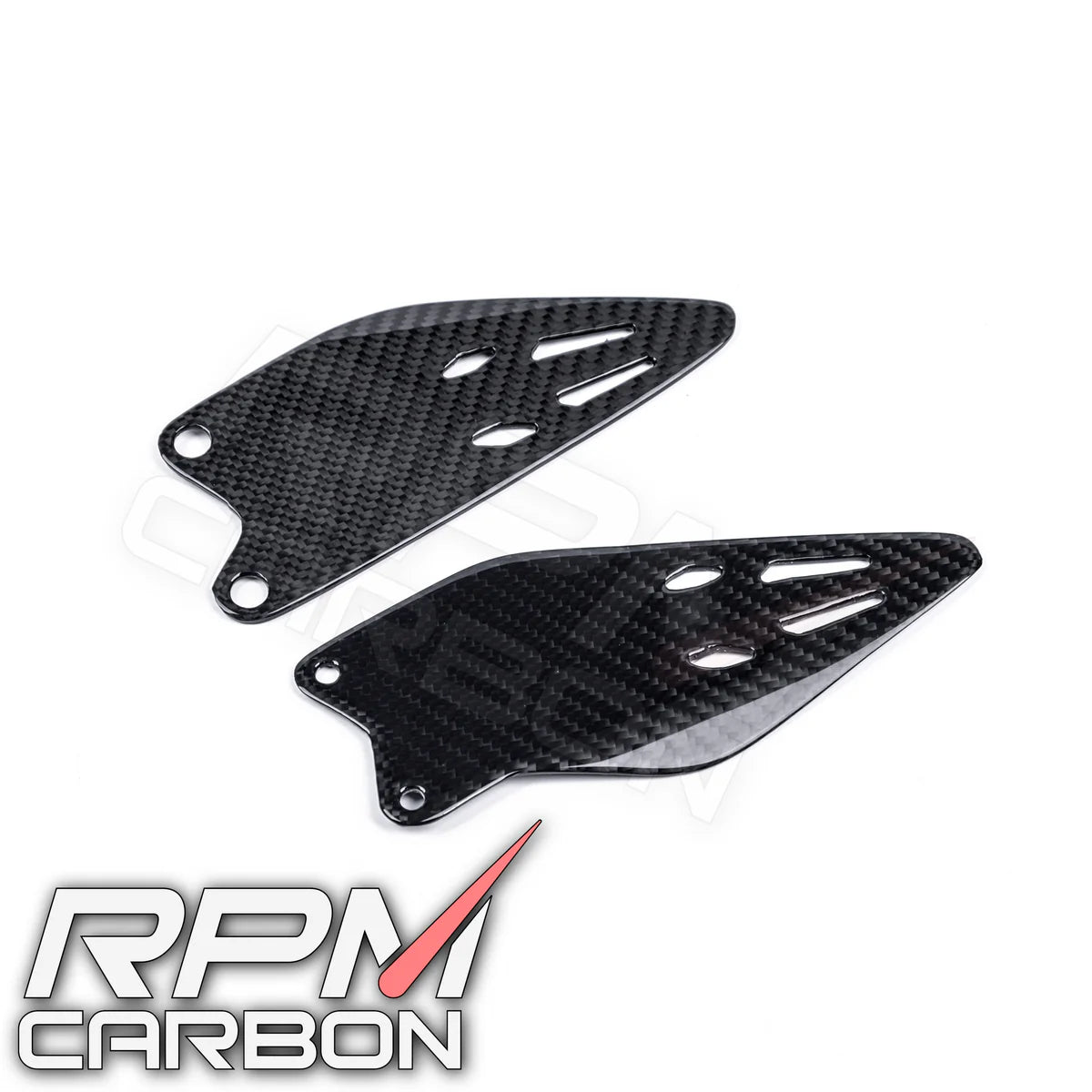RPM Carbon Fiber Heel Guards - Kawasaki ZX6R (2019+)