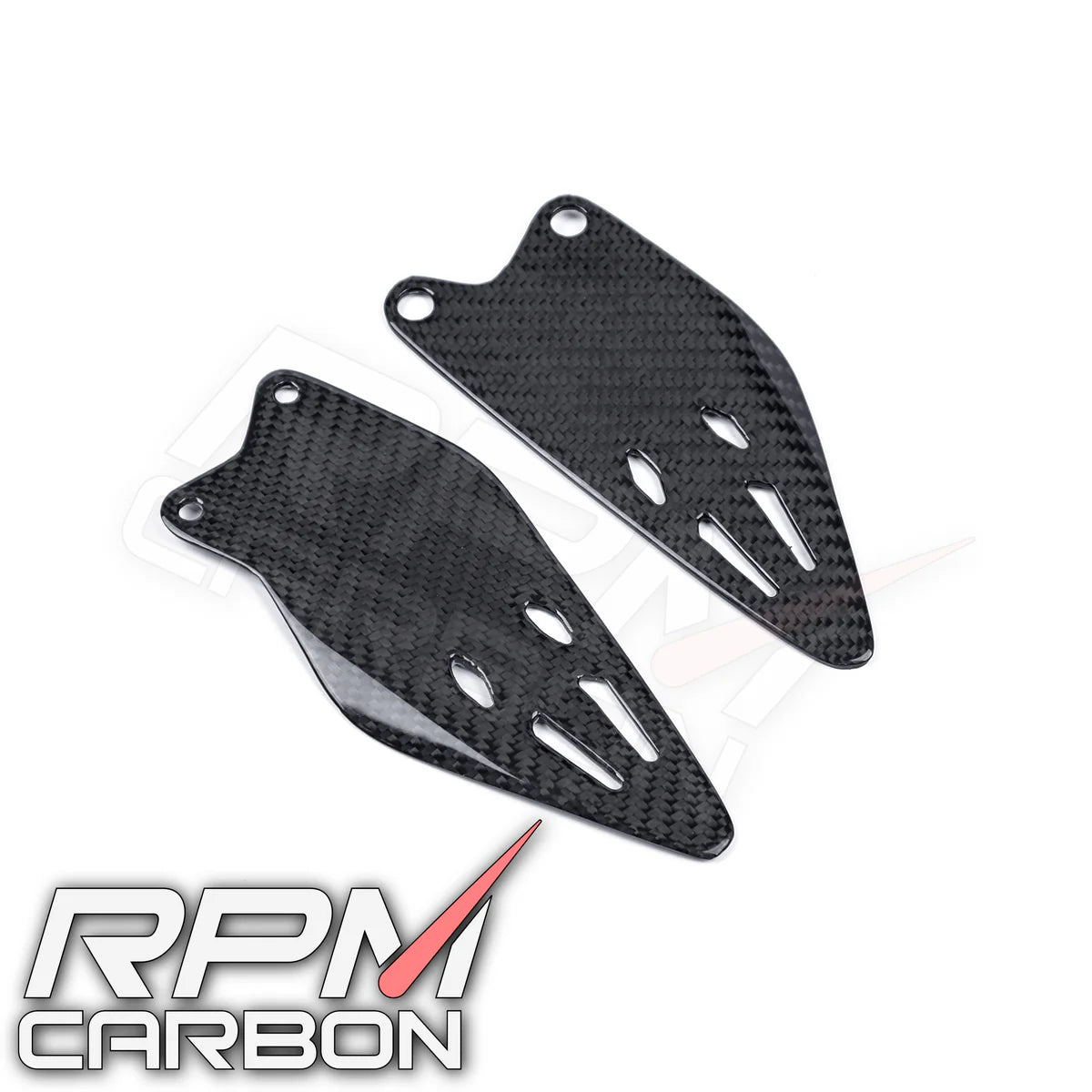 RPM Carbon Fiber Heel Guards - Kawasaki ZX6R (2019+)