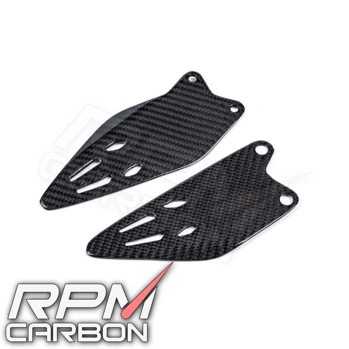 RPM Carbon Fiber Heel Guards - Kawasaki ZX6R (2019+)
