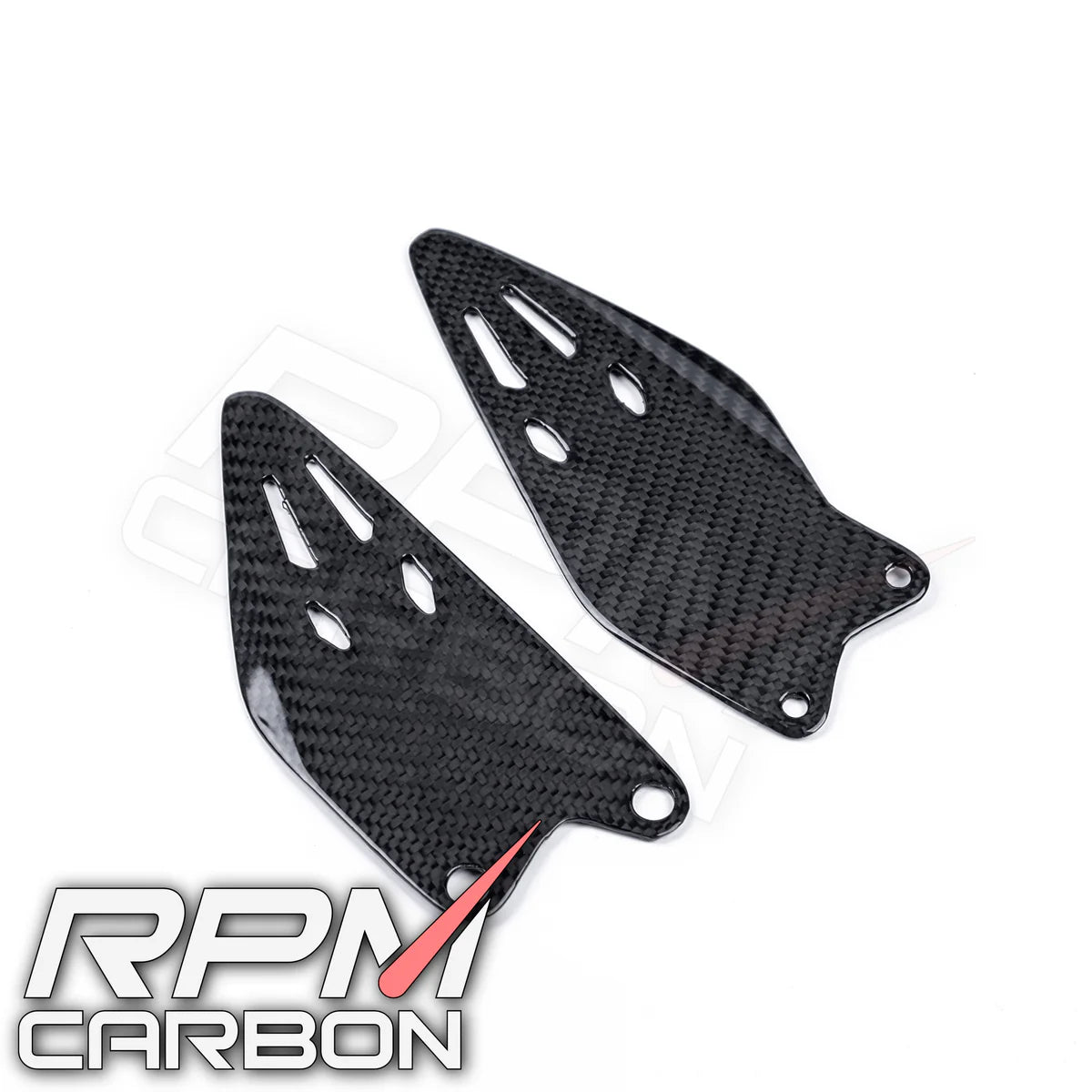 RPM Carbon Fiber Heel Guards - Kawasaki ZX6R (2019+)