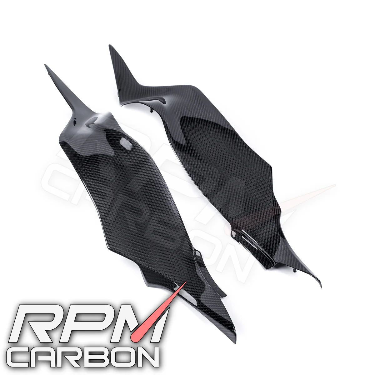RPM Carbon Fiber Tank Side Panels - Kawasaki ZX6R (2019+)
