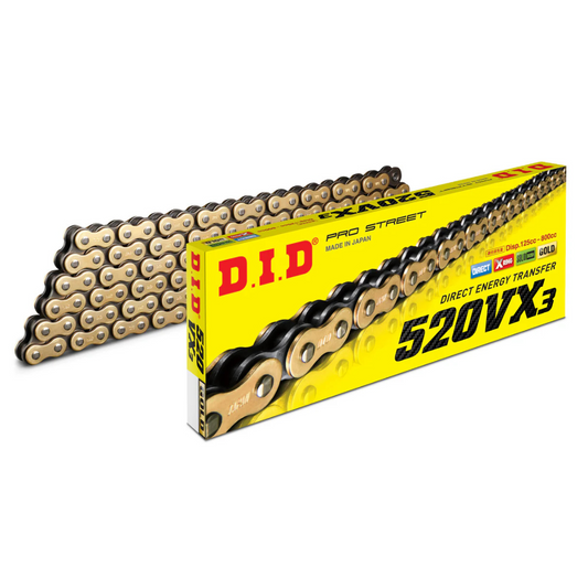 DID VX Series Chain 520VX3 Gold