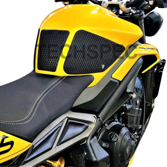TechSpec Snake Skin Tank Grips - Triumph Street Triple 765