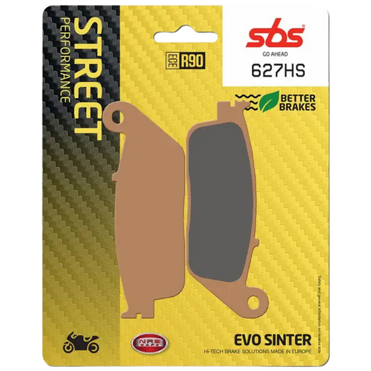 SBS Brake Pads Front Sintered Street Excel 627HS