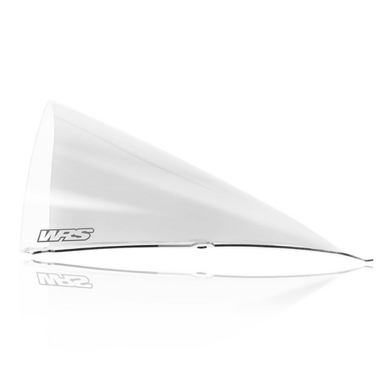 WRS Race High Windscreen Clear - Aprilia RS660