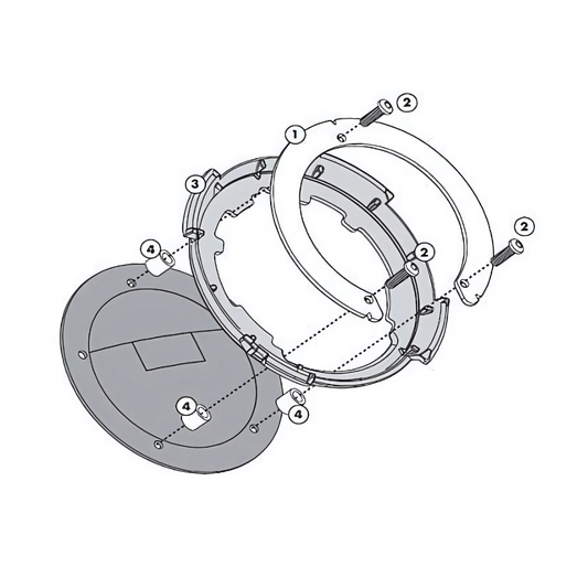 GIVI Flange BF73 Harley Davidson