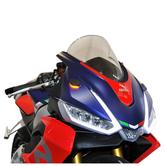 New Rage Cycles Front Signal Light and Mirror Block Off - Aprilia RS660 (2021+)