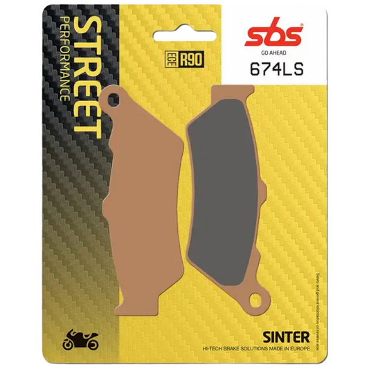SBS Brake Pads Rear Sintered Street Excel Rear 674LS