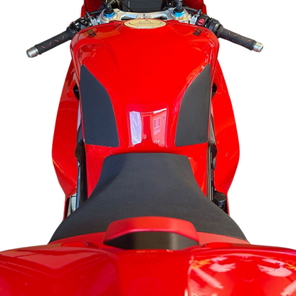 TechSpec Snake Skin Tank Grips Ducati Panigale V4 19-24 / Streetfighter V4 20-24
