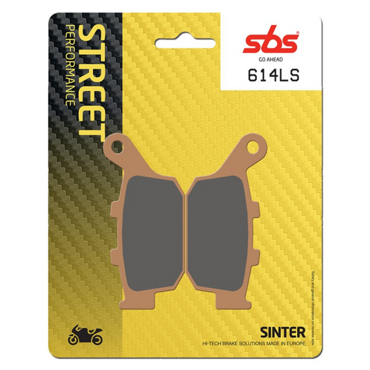 SBS Rear Brake Pads Sintered Street Excel Rear 614LS