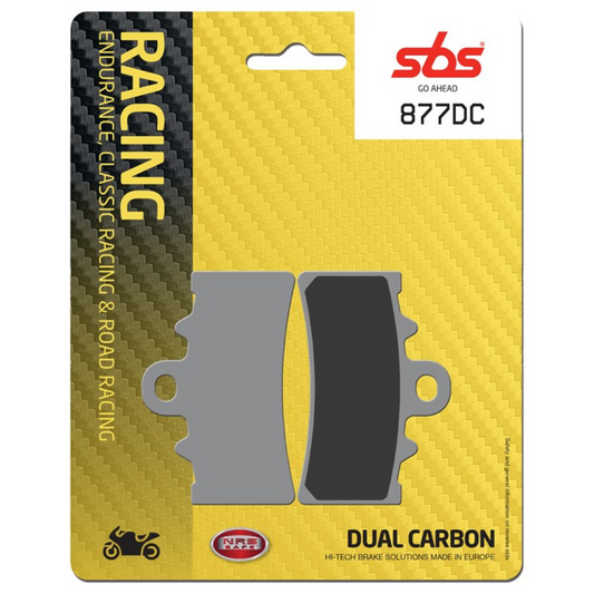 SBS Brake Pads Front Dual Carbon 877DC