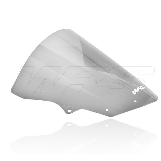 WRS Race High Windscreen Smoke - Kawasaki ZX6R (2019 - 2023)