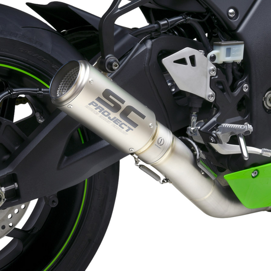 SC Project Titanium Slip-On with Cat Delete - Kawasaki ZX10R (2021+)