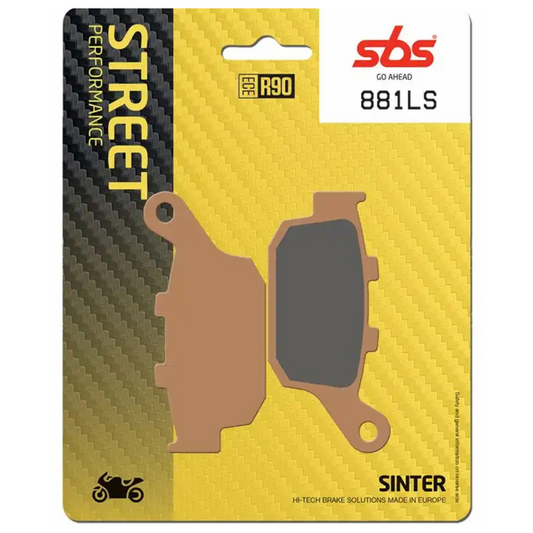 SBS Rear Brake Pads Sintered Street Excel Rear 881LS