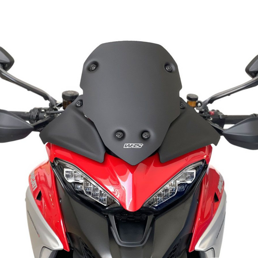 WRS Sport Windscreen & Wind Deflector Matte Black Ducati Multistrada V4