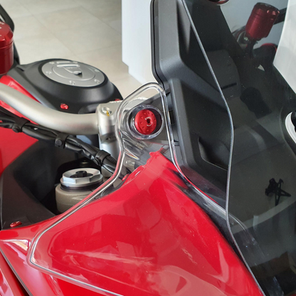 CNC Racing Air Deflector Bolt Kit | Red Ducati Multistrada V4