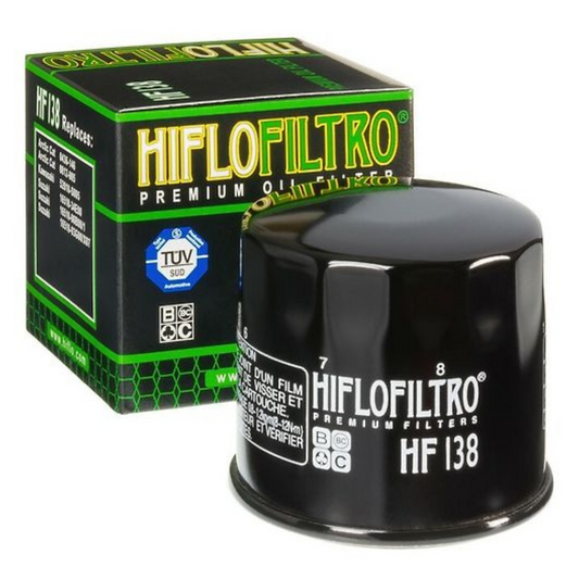 Hiflofiltro Premium Motorcycle Oil Filter - HF138