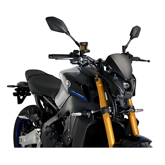 Puig Sport Plus Windscreen Matt Black - Yamaha MT-09 (2021 - 2023)