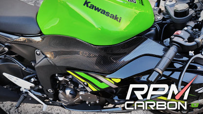 RPM Carbon Fiber Tank Side Panels - Kawasaki ZX6R (2019+)